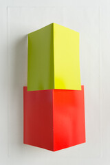 green and red paper cards