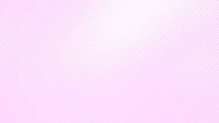 Dot pink white pattern gradient texture background. Abstract pop art halftone and retro style.