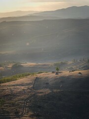 beautiful autumn on the hills