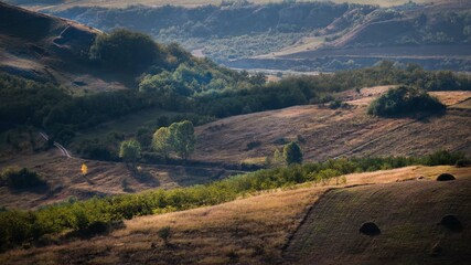 beautiful autumn on the hills