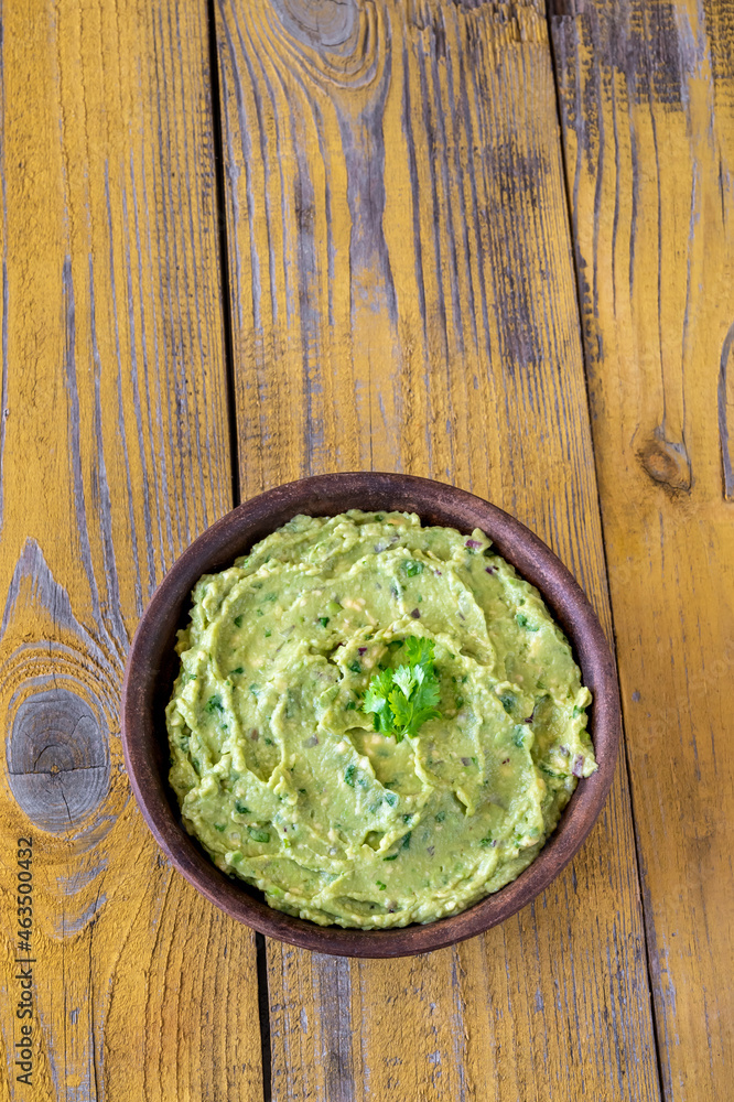 Canvas Prints bowl of guacamole