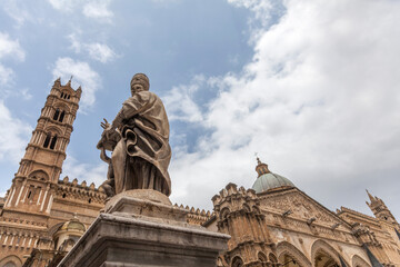 Dom, Kathedrale, Palermo, Statue