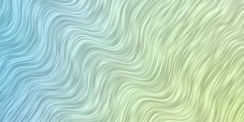 Light Blue, Green vector layout with circular arc.