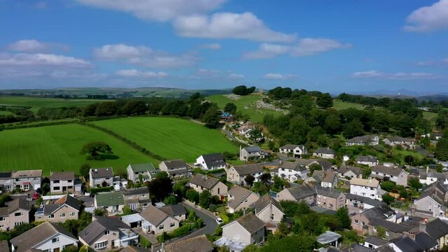 Bardsea, Barrow and Furness, Aerial Drone View