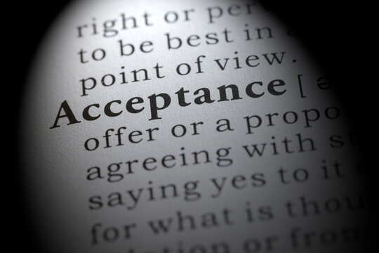 Definition Of Acceptance