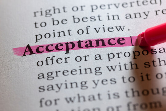 definition of acceptance