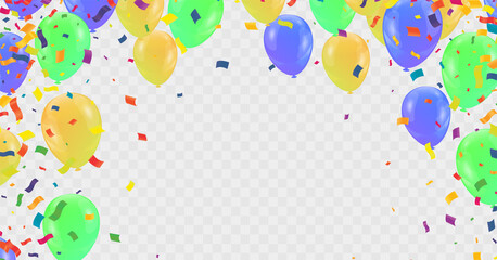 Sale background Card , special offer with balloons Realistic vector design for a shop and sale banners