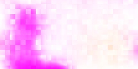 Light pink vector pattern with rectangles.
