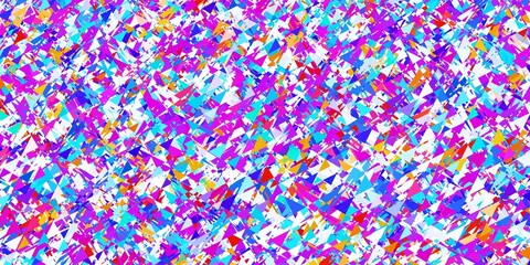 Light Blue, Red vector pattern with polygonal style.