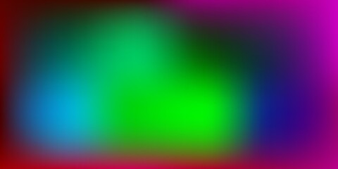 Dark Multicolor vector blurred layout.