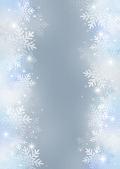 Fototapeta na wymiar 雪の結晶の背景