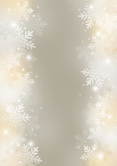 雪の結晶の背景