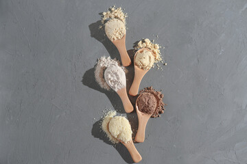 alternative various types of flour, gluten free. almond flour, coconut, oatmeal, buckwheat, rice....