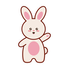 cute little kawaii rabbit