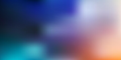 Light blue, yellow vector abstract blur layout.