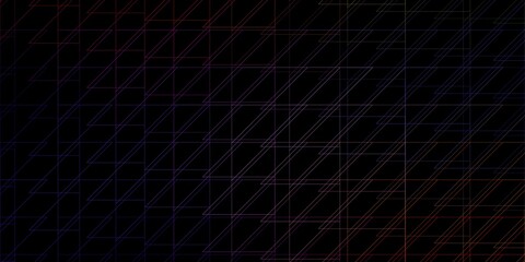 Dark Blue, Red vector texture with lines.