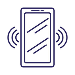 smartphone with wifi signal