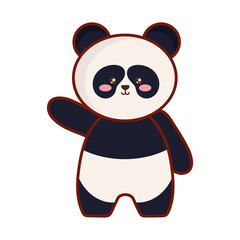 little kawaii bear panda