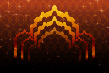 Islamic background, Islamic sale poster. Islamic textured. Islamic vector illustration. Islamic sale banner layout design. Islamic background sale post. Islamic post banner. Eid mobarak Mahe moharram