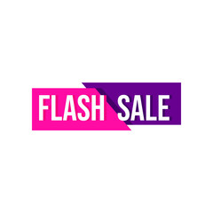 flash sale label style vector illustration design