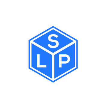 SLP letter logo design on black background. SLP creative initials letter logo concept. SLP letter design. 
