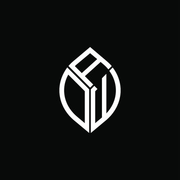 ADW letter logo creative design. ADW unique design

