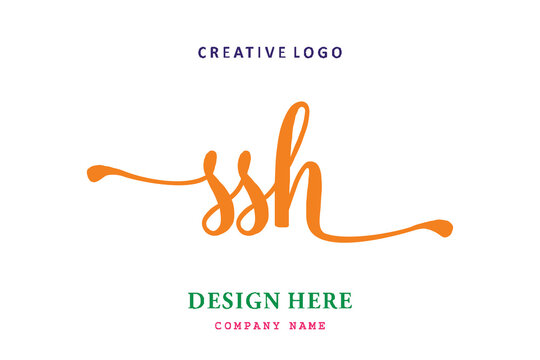 SSH lettering logo is simple, easy to understand and authoritative