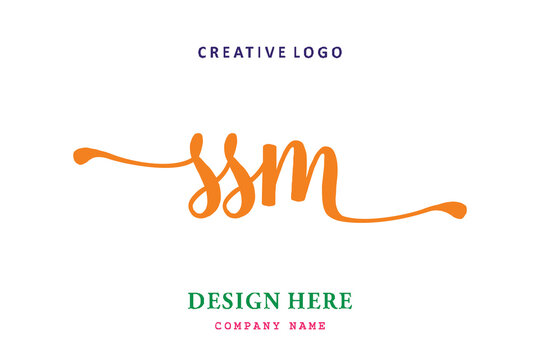 SSM lettering logo is simple, easy to understand and authoritative