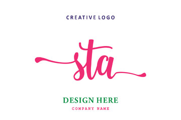STA lettering logo is simple, easy to understand and authoritative