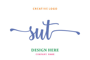 SUT lettering logo is simple, easy to understand and authoritative