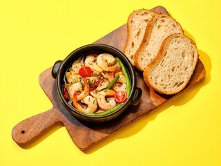 Gambas and Baguette