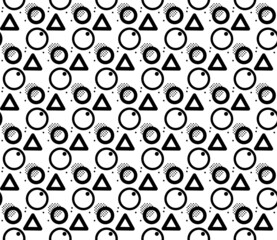 Abstract seamless pattern, minimal geometric background, repeating geometric pattern, graphic modern pattern, black and white pattern background