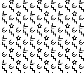 Abstract seamless pattern, minimal geometric background, repeating geometric pattern, graphic modern pattern, black and white pattern background