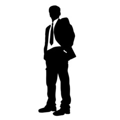 businessman person suit male silhouette 