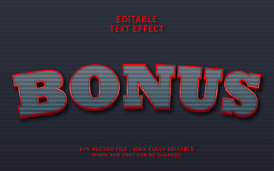 BONUS editable text effect