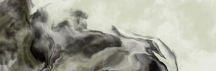 Abstract background painting art with grey smoke pattern paint brush for presentation, website, halloween poster, wall decoration, or t-shirt design.