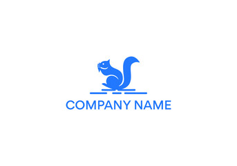A unique logo for squirrel and ice cream minimal design