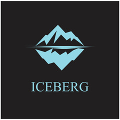 Ice berg Logo Template vector symbol nature