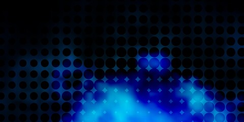 Dark BLUE vector layout with circle shapes.