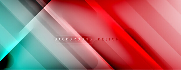 Abstract background. Shadow lines on bright shiny gradient background.