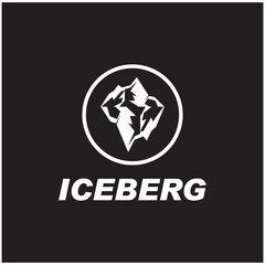 Ice berg Logo Template vector symbol nature