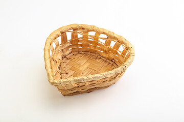 Obraz premium Natural wicker tableware for serving