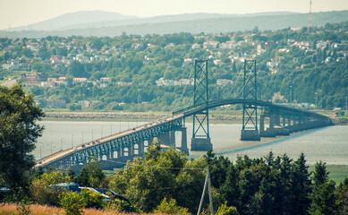 Beautiful view of Quebec Countrtside, Canada