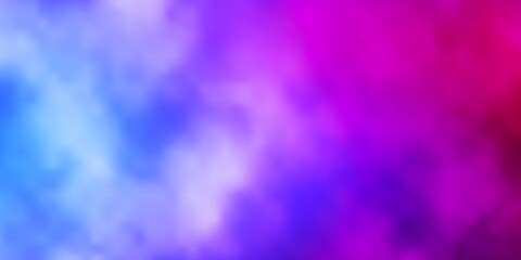 Light Blue, Red vector layout with cloudscape.