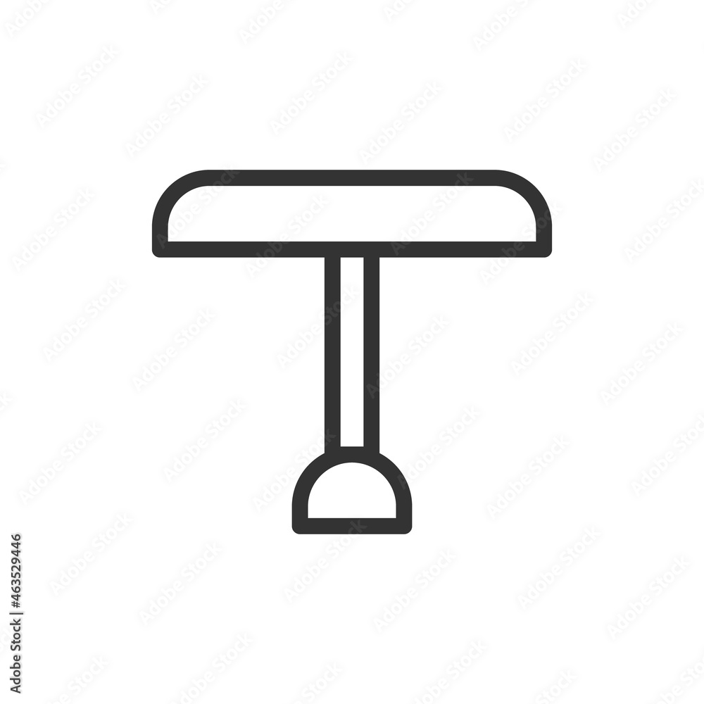 Poster premium table line icon for app, web and ui.