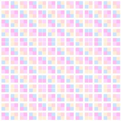 模様　四角　ピンク