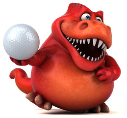 Fun dinosaur - 3D Illustration