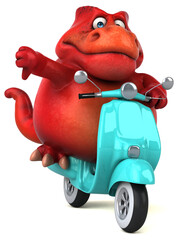 Fun Trex - 3D Illustration © Julien Tromeur