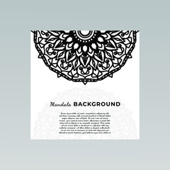 ornamental mandala design background