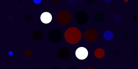 Light Red vector pattern with spheres.